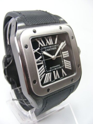 replica Cartier Santos 100 PVD Titane grande taille WATCHES 1 