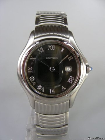 Cartier Santos Ronde complet acier