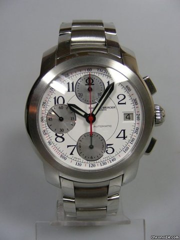 Baume & Mercier Capeland-chronographe-complet acier-automatique