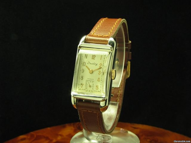 Breitling Herrenuhr Edelstahl Handaufzug / Wie Nos