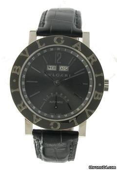 Bulgari "Ltd Edition" retro seconds white gold