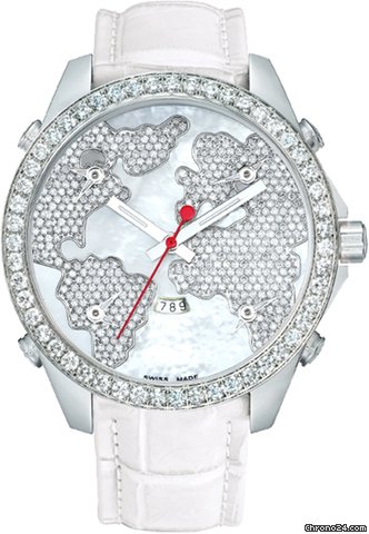 Jacob & Co. Five Time Zone - 47mm, 3.25ct Bezel