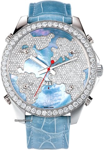 Jacob & Co. Five Time Zone - 47mm, 3.25ct Bezel