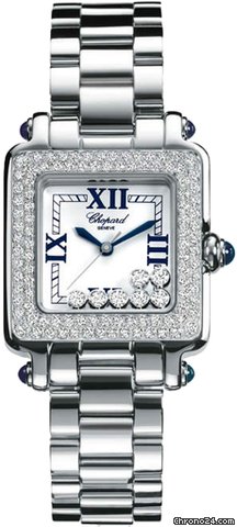 Chopard Happy Sport Classic Square 7 Floating Diamonds