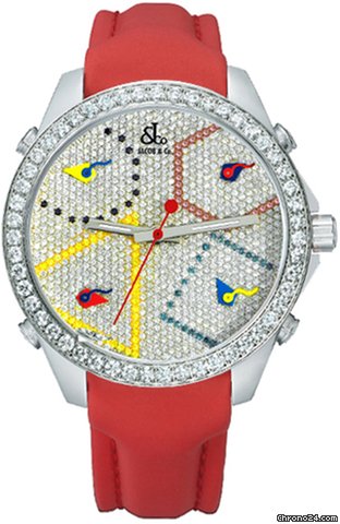 Jacob & Co. Five Time Zone - 40mm, 2ct Bezel