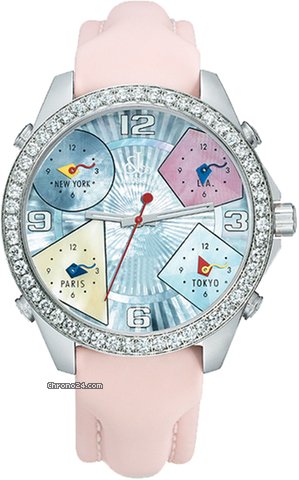 Jacob & Co. Five Time Zone - 40mm, 2ct Bezel
