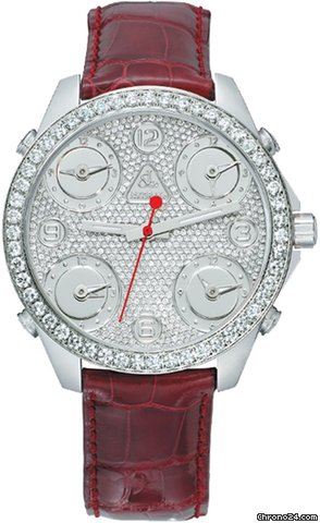 Jacob & Co. Five Time Zone - 40mm, 2ct Bezel