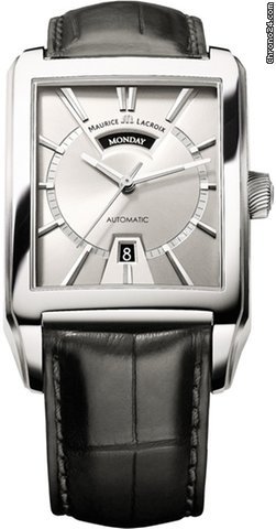 Maurice Lacroix Pontos Rectangulaire Day/Date