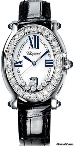 Chopard Happy Sport Oval 7 Floating Diamonds