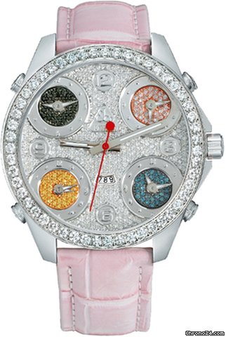 Jacob & Co. Five Time Zone - 47mm, 3.25ct Bezel