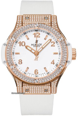 Hublot Big Bang Quartz Gold White 38mm