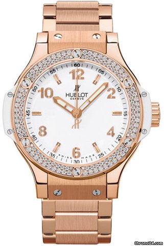 Hublot Big Bang Quartz Gold White 38mm