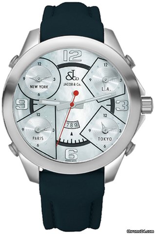 Jacob & Co. Five Time Zone - 47mm