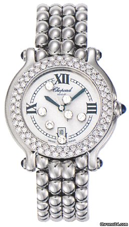 Chopard Happy Sport Classic Round 7 Floating Diamonds