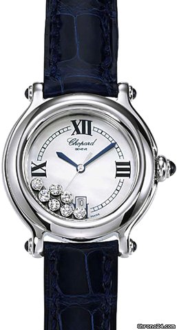 Chopard Happy Sport Classic Round 7 Floating Diamonds