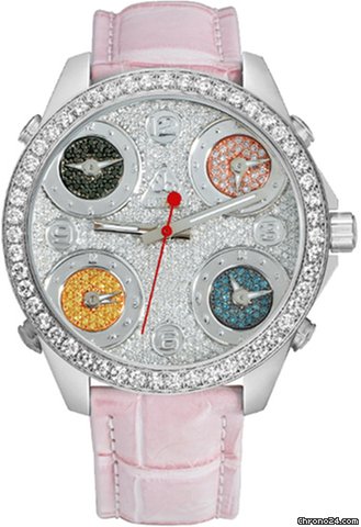Jacob & Co. Five Time Zone - 40mm, 2ct Bezel