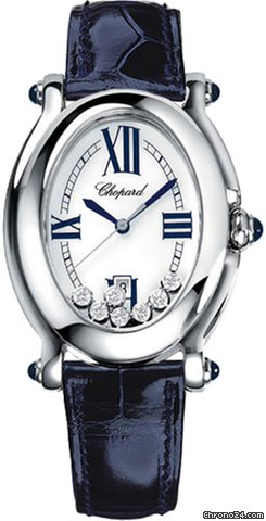Chopard Happy Sport Oval 7 Floating Diamonds
