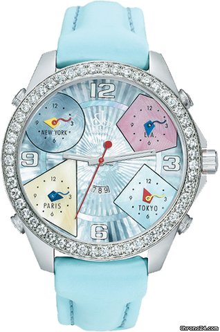 Jacob & Co. Five Time Zone - 47mm, 3.25ct Bezel