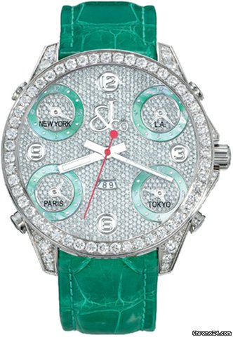 Jacob & Co. Five Time Zone - 47mm, 3.25ct Bezel