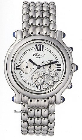 Chopard Happy Sport Classic Round 7 Floating Diamonds