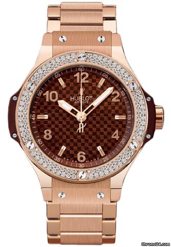 Hublot Big Bang Quartz Gold Cappuccino 38mm