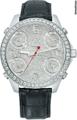 Jacob & Co. Five Time Zone - 40mm, 2ct Bezel