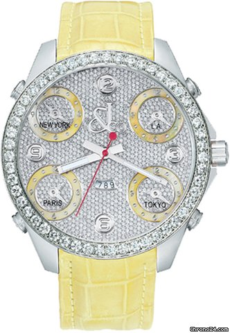 Jacob & Co. Five Time Zone - 47mm, 3.25ct Bezel