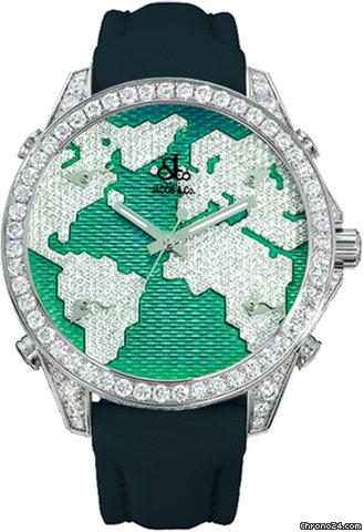 Jacob & Co. Five Time Zone - 40mm, 2ct Bezel