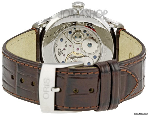 replica Oris Artelier Silver Guilloche Dial Mechanical Mens Watch 396-7580-4351LS WATCHES 1 