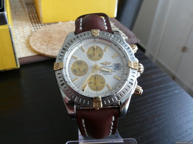 Breitling Chronomat Evolution Stahl/Gold B13356