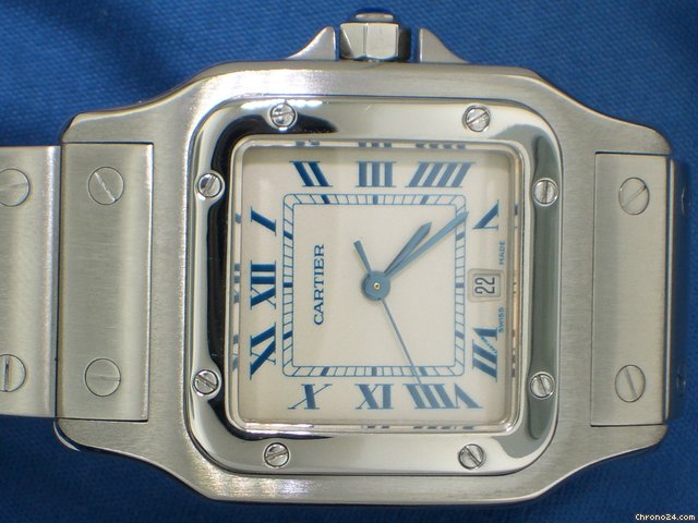 Cartier Santos Acciaio Movimento Al Quarzo