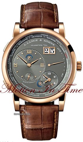 A. Lange & Sohne LANGE 1 TIMEZONE - ROSE GOLD - WORLD TIME W/ POWER RESERVE