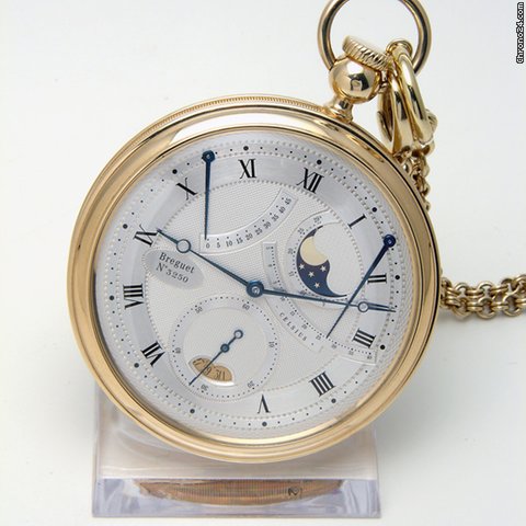 Breguet Reserve de Marche, Calendrier, Phases de Lune, ThermomEtre