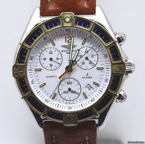 Breitling J-Class Chrono STG D53067, sehr gut, Band neu