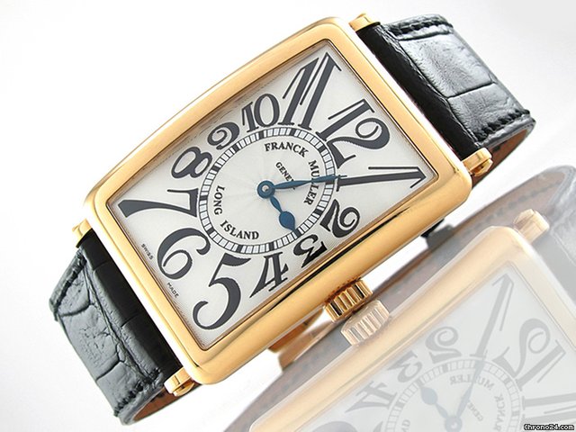 Franck Muller Herren "LONG ISLAND" 750/- Gelbgold Automatik