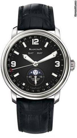 Blancpain Leman Complete Moon Phase Mens Watch 2863-1130-53B