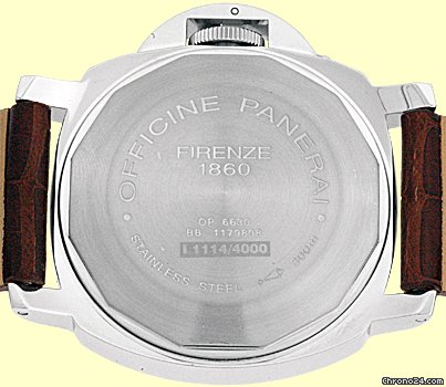 replica Panerai Gent's Stainless Steel 44mm  Luminor Marina PAM 104 Strapwatch WATCHES 1 