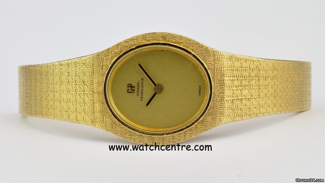replica Girard Perregaux 18k Yellow Gold Manual Wind Ladies Watch WATCHES 1 
