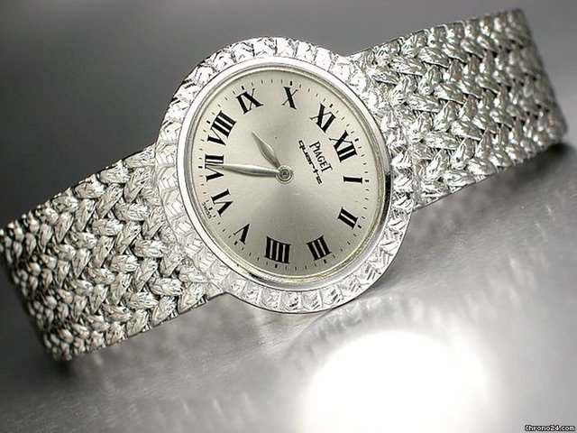 Piaget SCHeNE KLASSISCHE WEI GOLDUHR" 18K/750 WEI GOLD