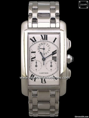 Cartier Tank Am&eacute;ricaine Chronoreflex Grand Mod&egrave;le