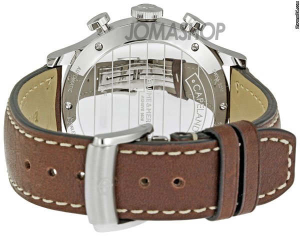 replica Baume & Mercier and  Capeland White Dial Chronograph Mens Watch MOA10000 WATCHES 1 