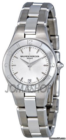 Baume & Mercier and  Linea Silver Dial Ladies Watch MOA10009
