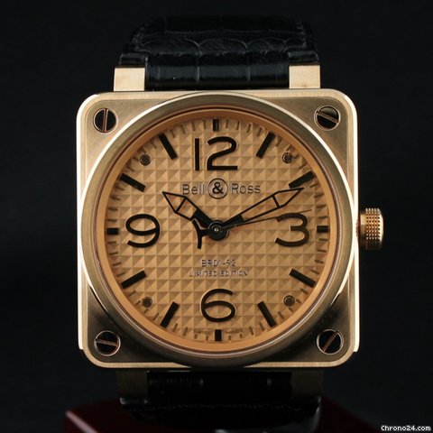 Bell & Ross 18k Rose Gold BR 01-92 GOLD INGOT Ltd