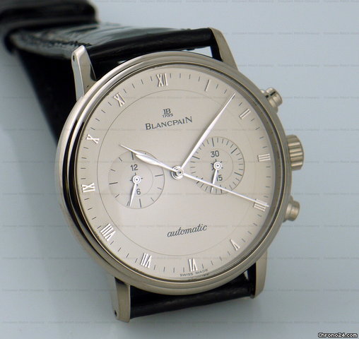 Blancpain Villeret Chronograph 18K White Gold 40MM Automatic