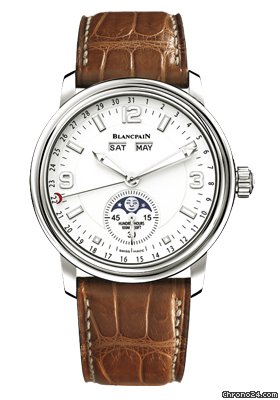 Blancpain Leman Complete Calendar Moonphase Mens Watch 2863-1127-53B