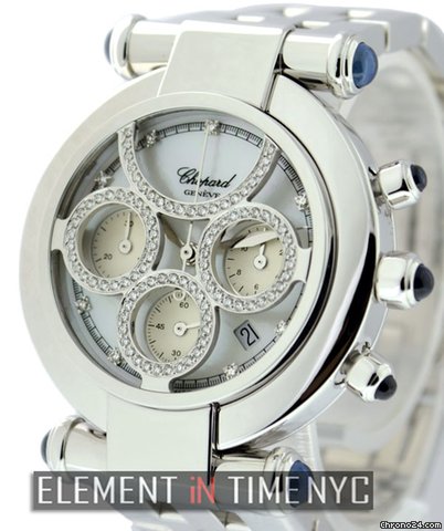 Chopard Imperiale Chronograph 18k White Gold