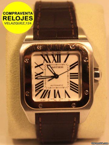 Cartier SANTOS 100 cadete ACERO Y ORO