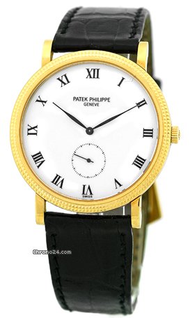 Patek Philippe Gent's 18K Yellow Gold  Calatrava # 3919-J Strapwatch
