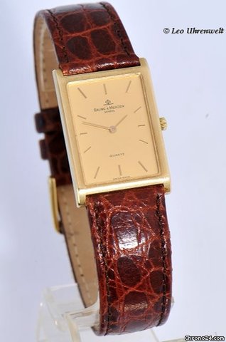 Baume & Mercier ELEGANTE HERRENUHR IN 14KT GOLD-AUSF��HRUNG