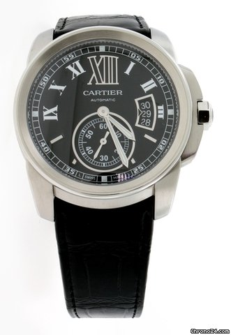 Cartier CALIBRE DE CARTIER STEEL - BLACK DIAL - ON SALE